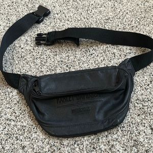 Vintage Leather Harley Davidson Fanny Pack